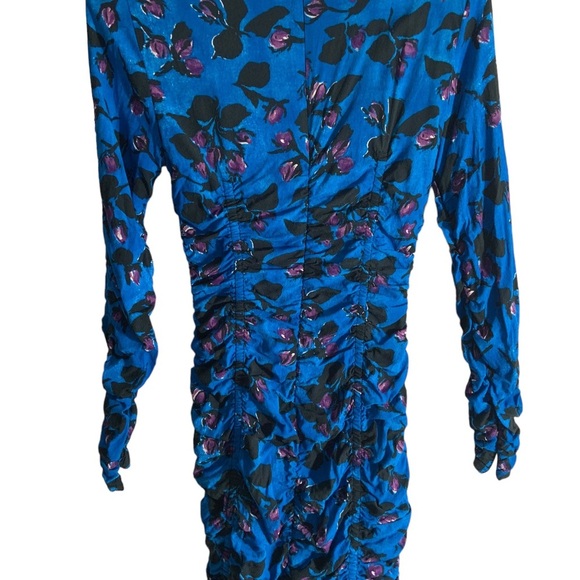 💙💜Zara Small Short Blue Purple Long Sleeves Dress💜💙 - Picture 4 of 7